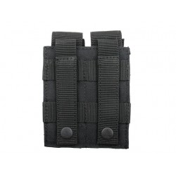 Porta Cargador Doble Pistola Negro