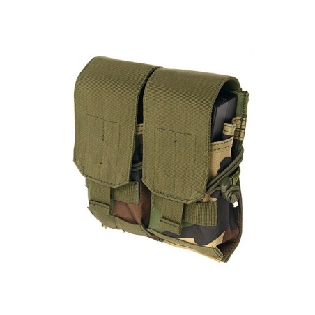 Porta Cargador Doble M4/AK74 Woodland