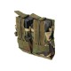 Porta Cargador Doble M4/AK74 Woodland