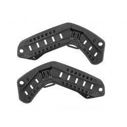 Set Guía Rail Casco Negro