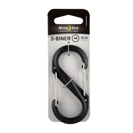 Mosquetón S Plástico Talla 4 Negro - Nite Ize